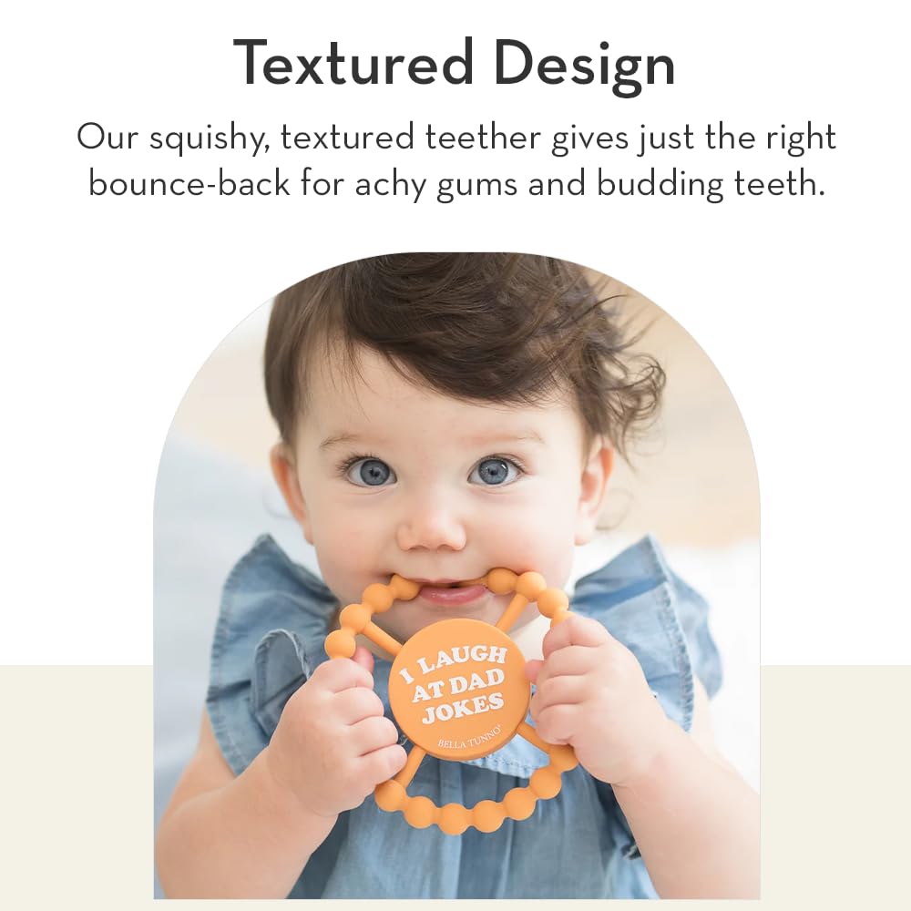Baby Teether by Bella Tunno, Silicone Teethers for Babies 3-6 Months, 6-12 Months, Baby Toys, Pacifier, Teething Relief, Boys, Girls, Bachelor/Bub Club Set