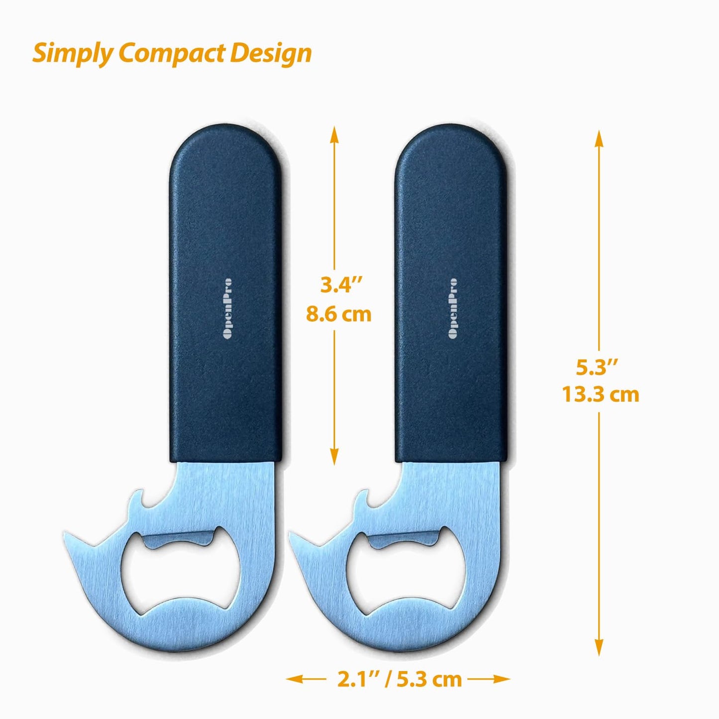 Magnetic 2-IN-1 Ring-Pull Can Opener, Beer Bottle Opener, Manual Can Opener Easy for Seniors, Pet Food, Cat Cans, Beer, Gadgets for People with Arthritis, kitchen gadgets, 2-Pack