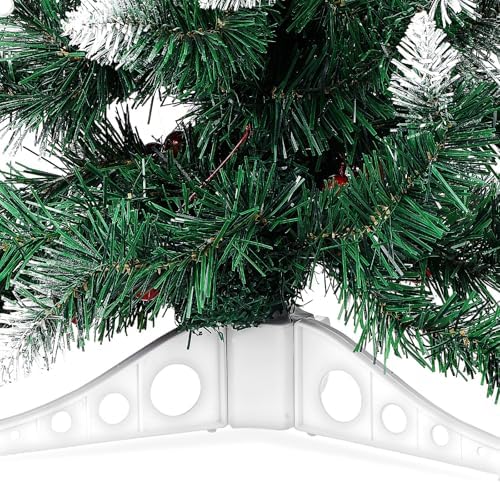 Yardwe Plastic Christmas Tree Base Stand with Three Feet Triangle Structure