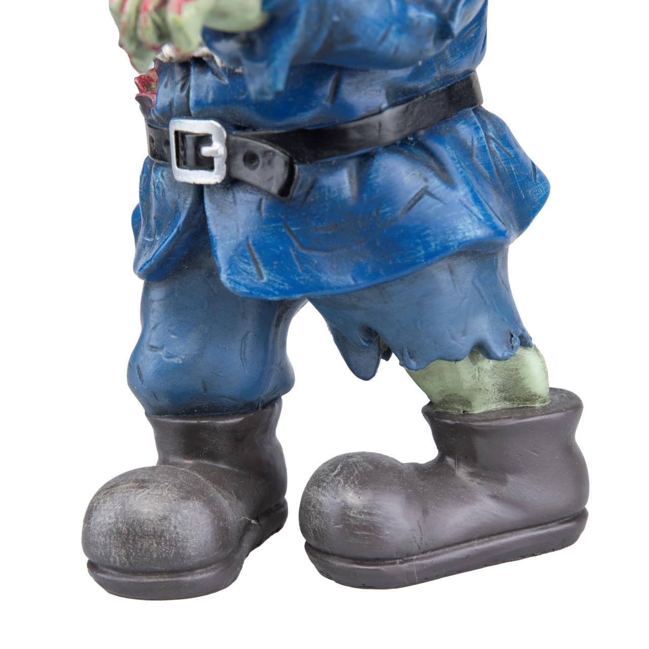 FICITI Zombie Gnome Evil Scary Walking Dead Gnome Gnombia Garden Statue, Halloween Decoration - 10 inches