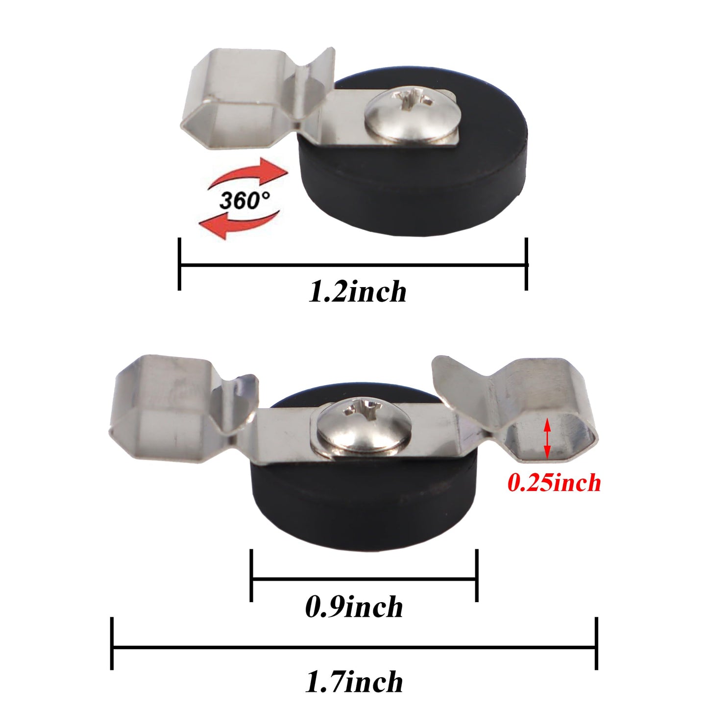 Heavy Duty Magnetic Cable Holder Clips, Anti-Scratch Magnetic Cord Organizer, Anti-Slip Strong Magnet Cable Clips, Wire Holder for Joyroom, Car, Garage, Office, Patio, Computer 6 PCS