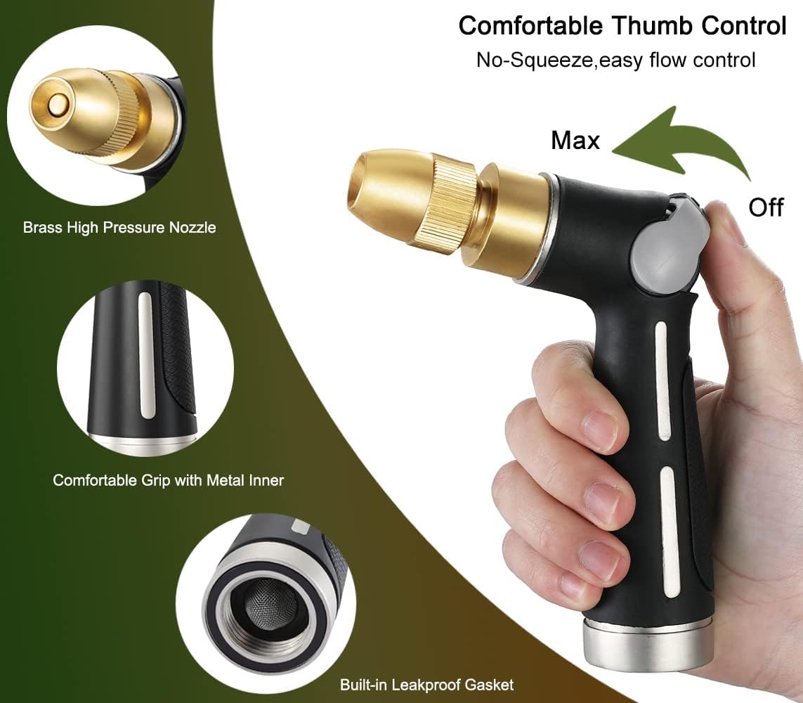 Metal Thumb Control Adjustable Nozzle
