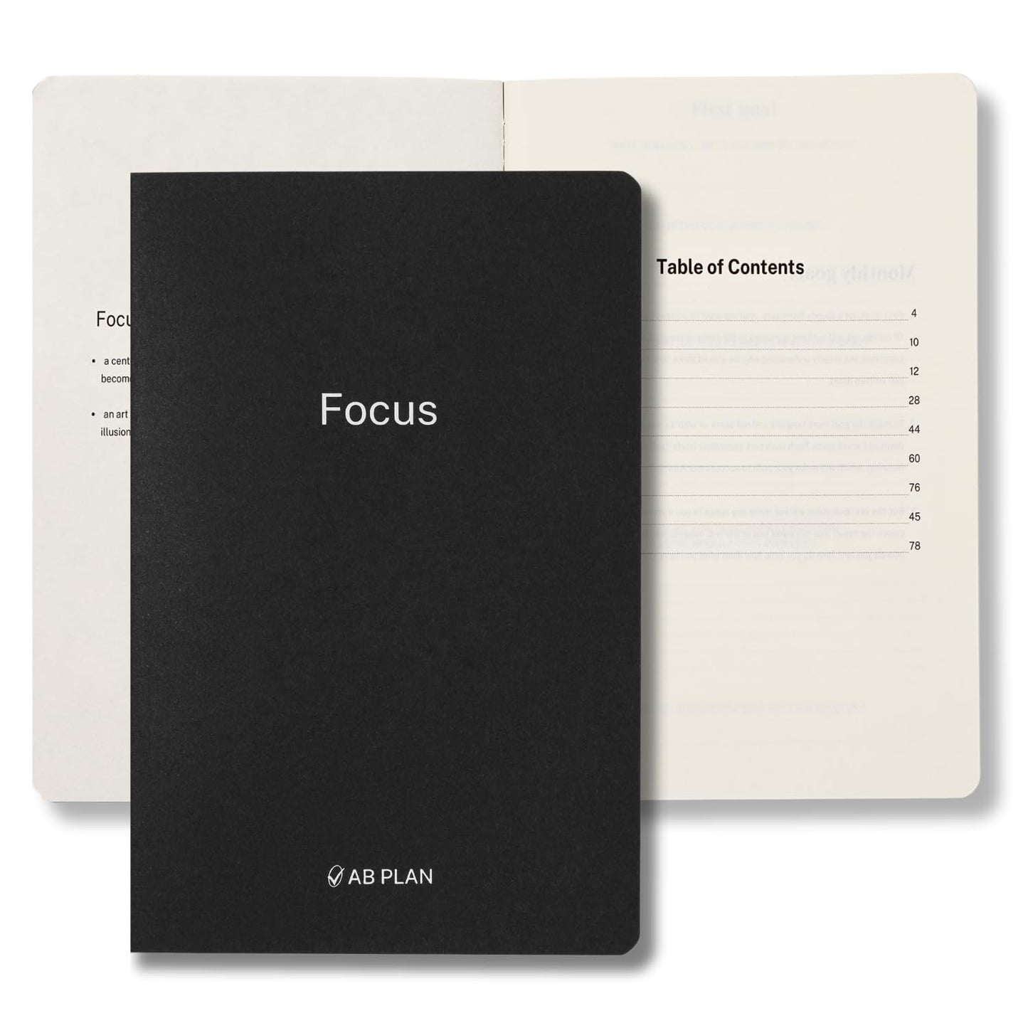 AB Plan Weekly Planner – Hardcover Monthly Planner Habit Tracker – Goal Setting Daily Journal Undated Planner for Women, Men – Ultra-Thick Paper Day Planner For Notes, Organizing, Sleep Habit