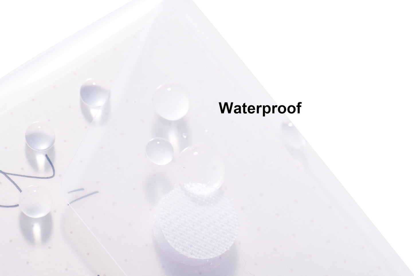 YESSART 7 x 7 Square Clear Plastic Envelopes Die Cut Stencil Storage Holder 20 Pack Hook Loop Closure