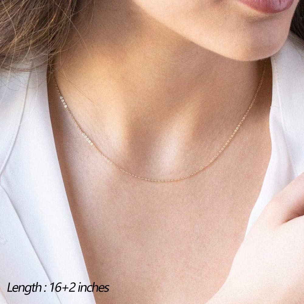 Turandoss Delicate Layered Necklaces for Women Choker Disc Necklace Hammered Disc Necklace Chokers for Women