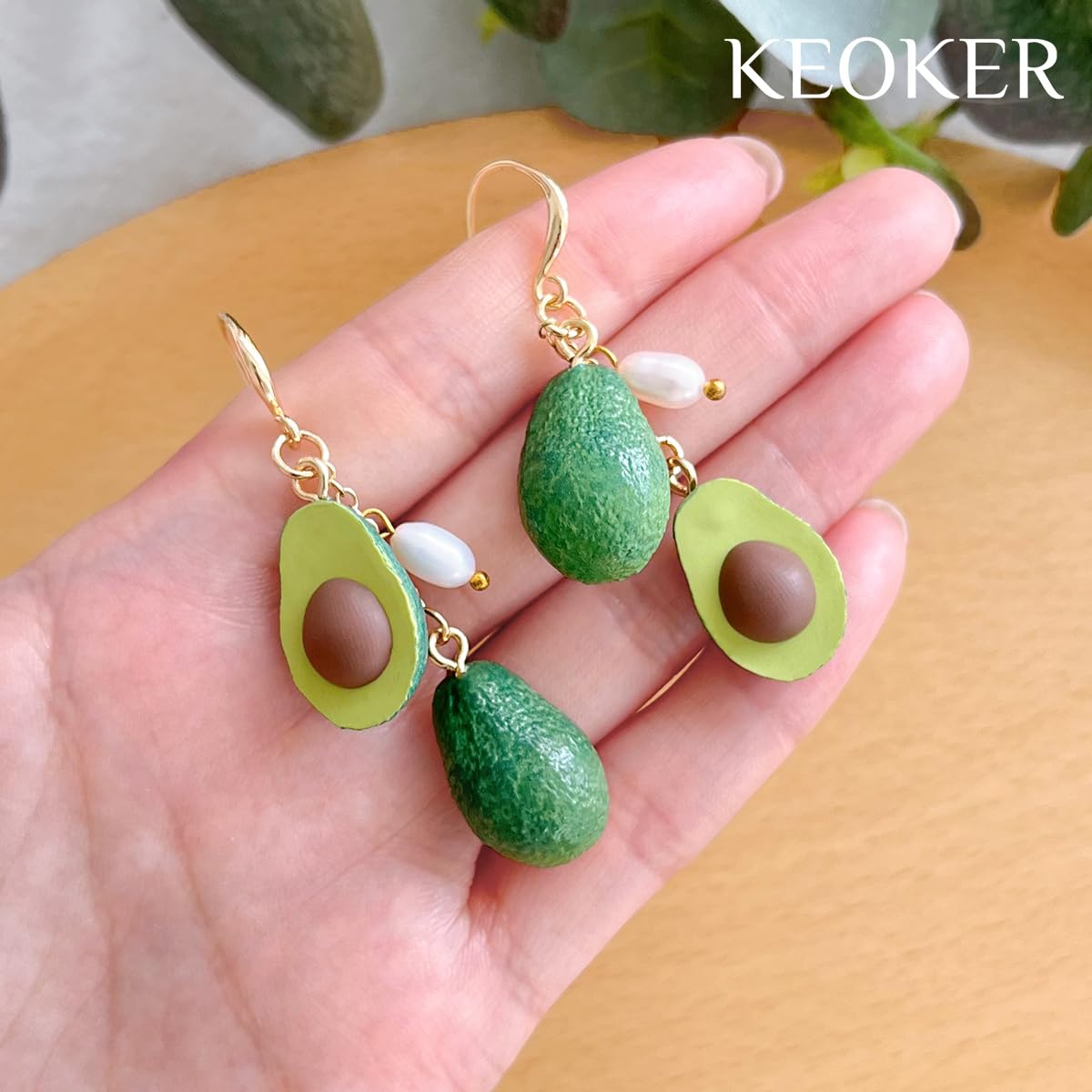 Keoker Fruit Polymer Clay Earring Molds, 3D Shape Silicone Molds for Clay, Polymer Clay Tools