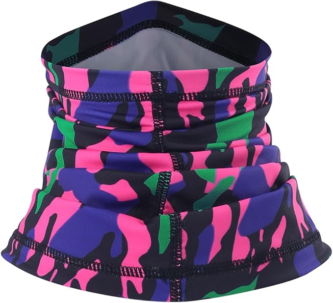UV Protection Cooling Neck Gaiter Face Mask Scarf for Men - Windproof Neck Cover Bandana Neck Warmer Mask