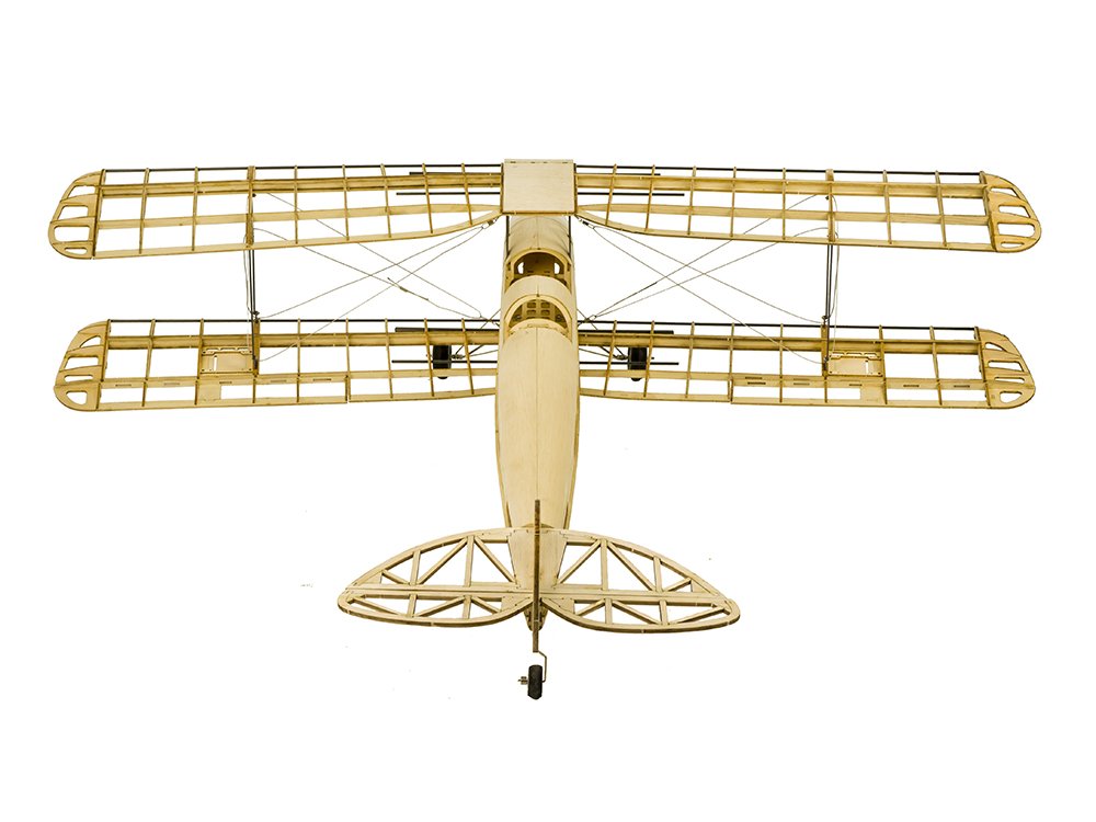 Viloga Upgrade Balsa Wood Airplane Kits Mini Tiger Moth Biplane, 39" Laser Cut Model Plane Kit to Build, DIY Flying RC Aeroplane for Adults (KIT Only)