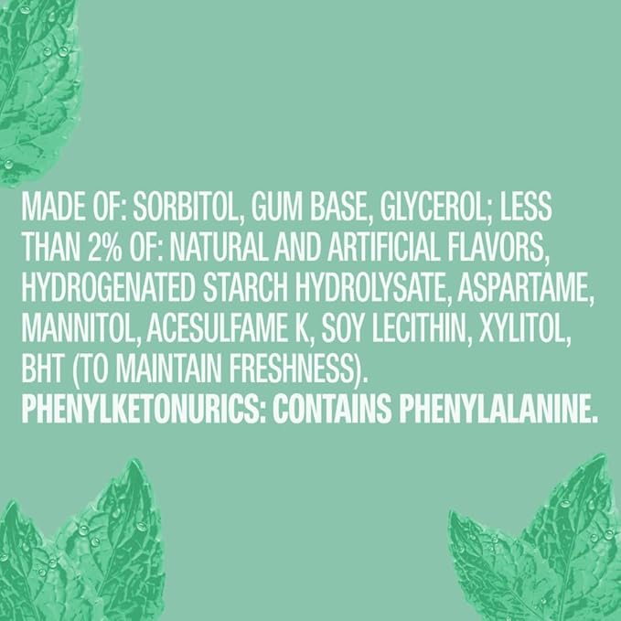 Orbit Sweet Mint Sugar Free Chewing Gum Bulk, 12 Packs, 14 Pieces Each (168 Total)