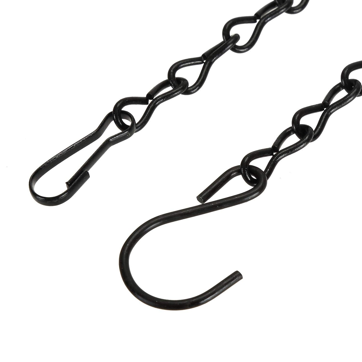 Foraineam 12 Pack 35 Inches Hanging Chains Flower Pot Basket Replacement Chain Plant Hangers for Bird Feeders, Birdbaths, Planters, Billboards, Lanterns and Ornaments