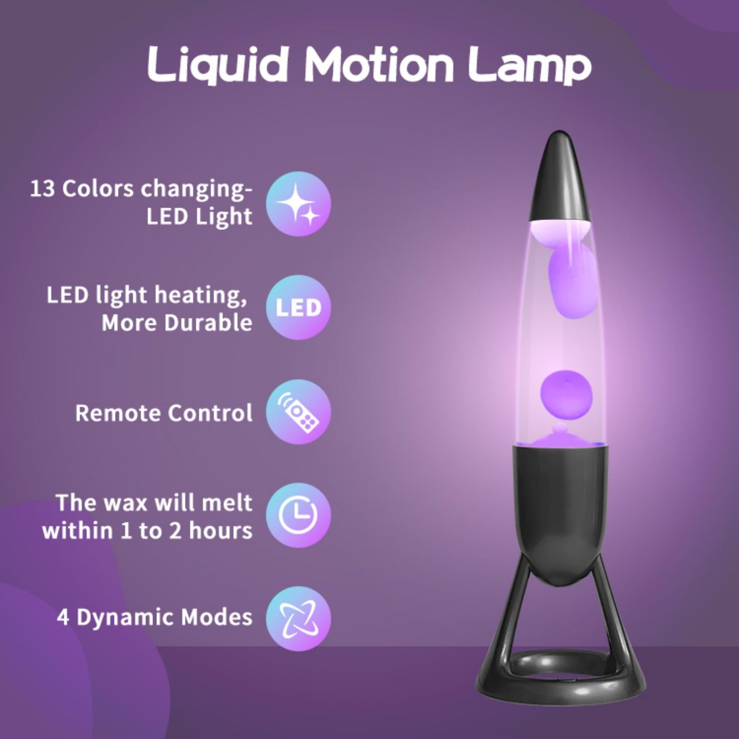 MLATAOOYG Bullet Liquid Motion Lamp Hypnotic Motion Glass Decoration, Modern Ambient Lighting for Home Office Desk, Sci-Fi Bullet Design, Gift for Men & Gadget Lovers-Gray