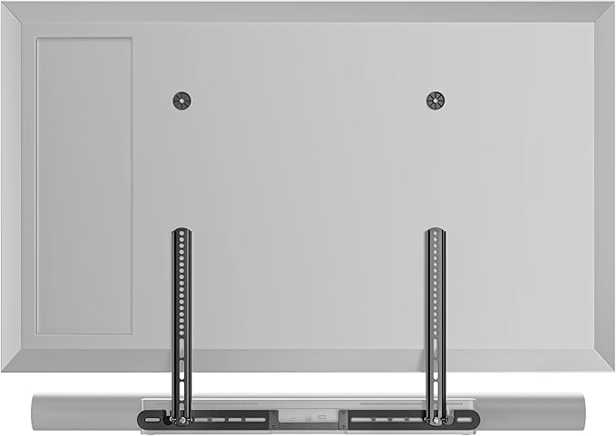 PEGZONE Soundbar TV Mount Compatible with Sonos Arc & Sonos Arc Ultra,Hold 22 Lbs, Soundbar Mount for TV for Surround Sound,Two Installation Options,Black