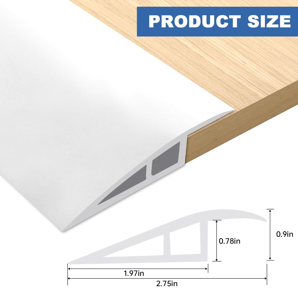Vinyl Floor Transition Strip Self Adhesive Door Threshold Strip