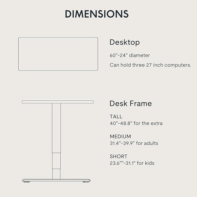 FLEXISPOT E6 MAX Dual Motor 60x24 Inch 3-Stage Heavy Duty Standing Desk, 330lbs Weight Capacity, Height Adjustable Desk w/Cable Management & Wheels (Seamless Maple Desktop + White Frame)