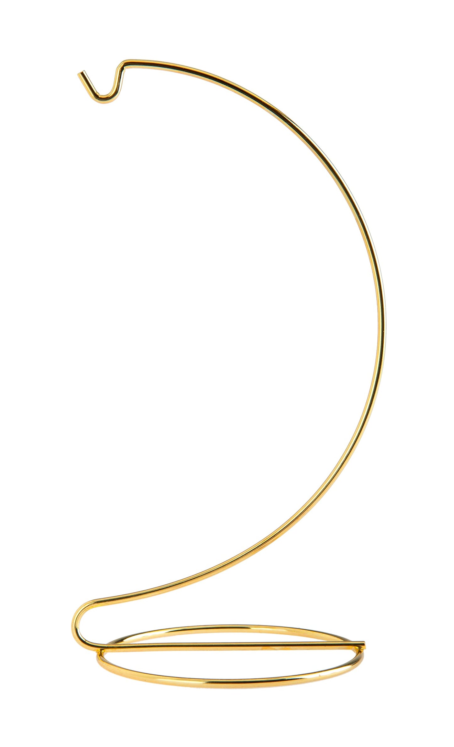 Creative Hobbies® Ornament Display Stand Hanger Holder - 8 Inch Tall Gold ~Pack of 6 Stands