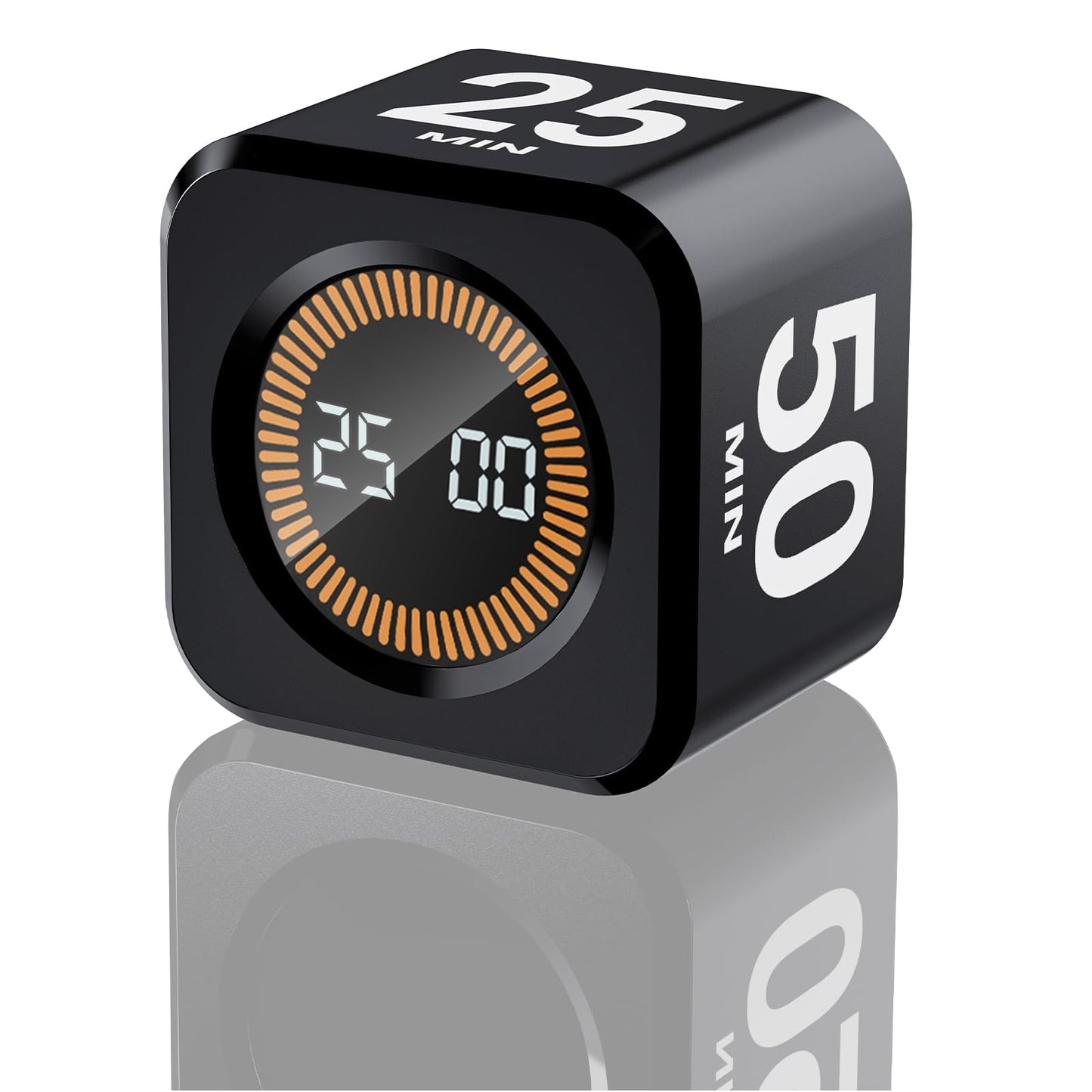 EooCoo Pomodoro Timer Cube, Cool Stuff Gadgets, Visual Timer with Gravity, Countdown 5/10/25/50 Min, Rechargeable Productivity Tool for Office, Classroom, Kitchen, Gym, Yoga, College School Supplies