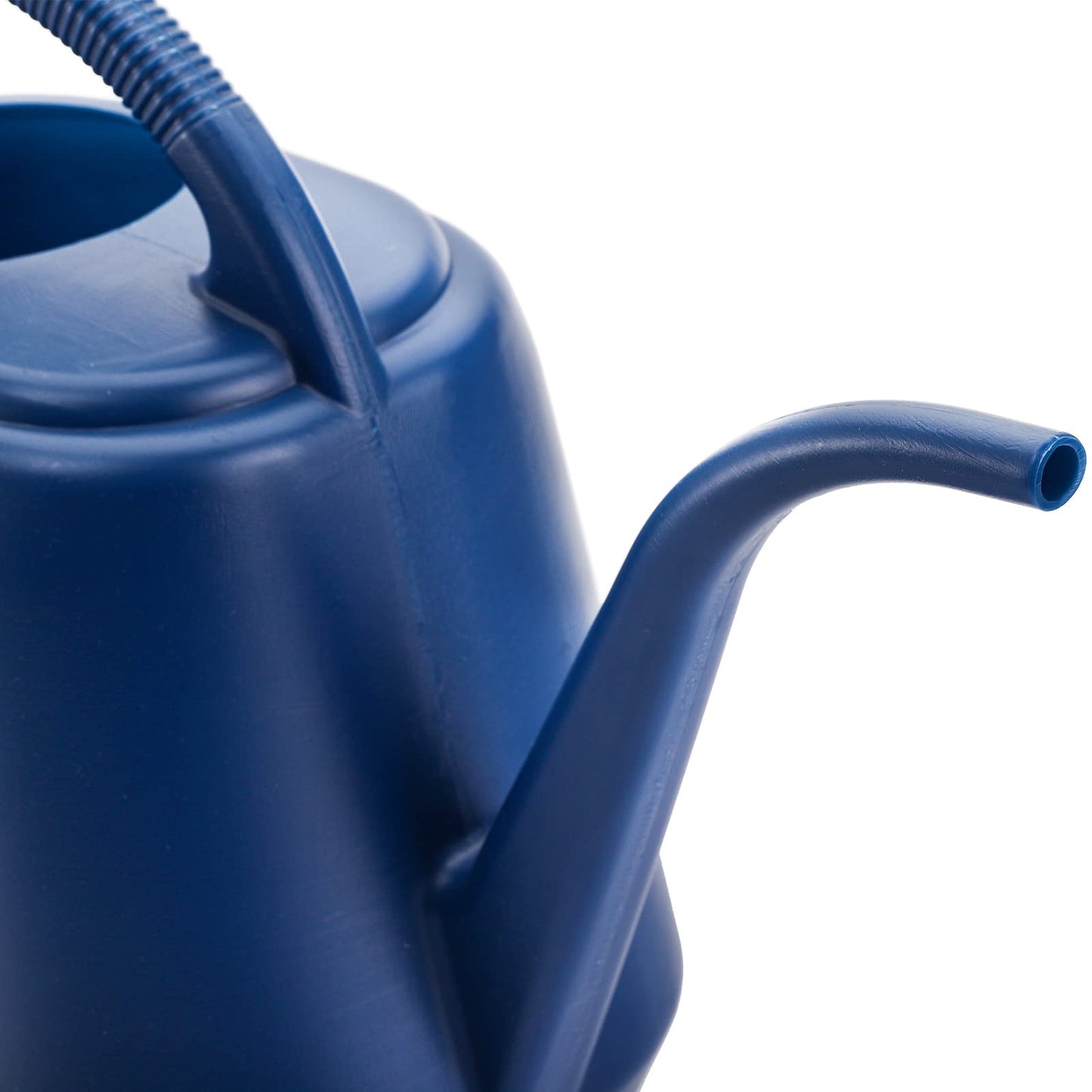 Fasmov 1-Gallon Plastic Watering Can with Comfortable Handle, Garden Watering Cans Long Spout for Indoor Outdoor Watering Plants, Blue