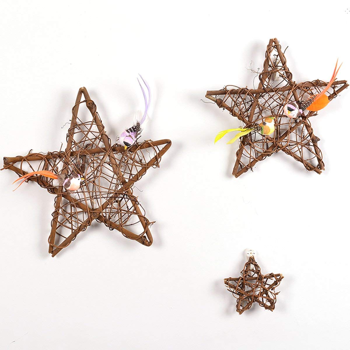 Natural Grapevine Mesh Star Wreath DIY Craft Vines Base Grapevine Roll for Rustic Summer Fall Christmas Wreath Door Garland Hanging Decor