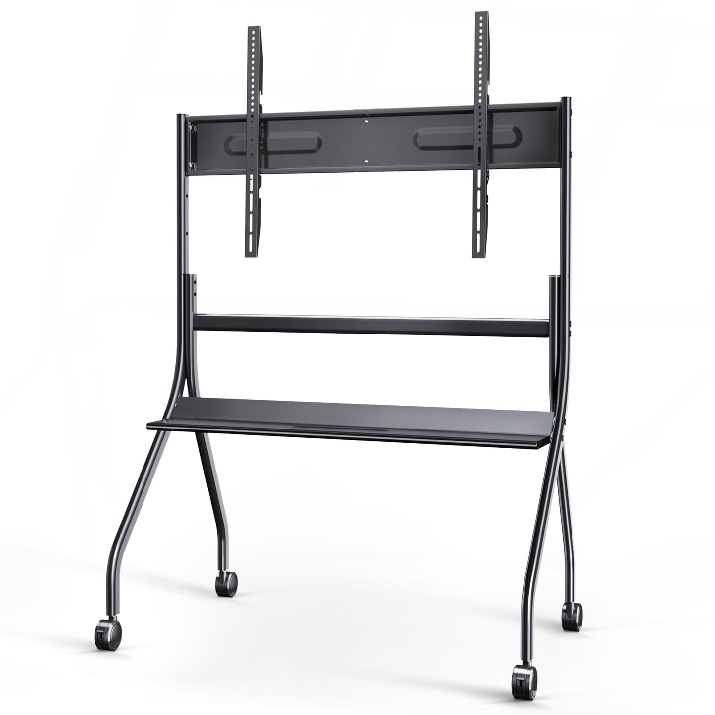 Smart Board Stand for 55-86 Inch Interactive Whiteboard, Easy Move, Lockable Wheels Stable
