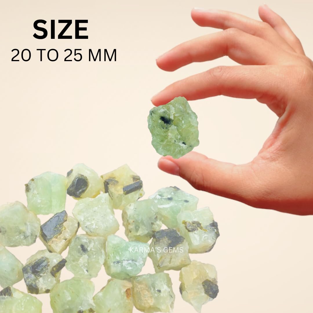 Crystals, Rocks, Jade, Crystals and Healing Stones, Witchcraft Supplies, Healing Crystals, Stones, Healing Stones, Rock Collection, Agate, Raw Stones (Prehnite, 2 Pcs)