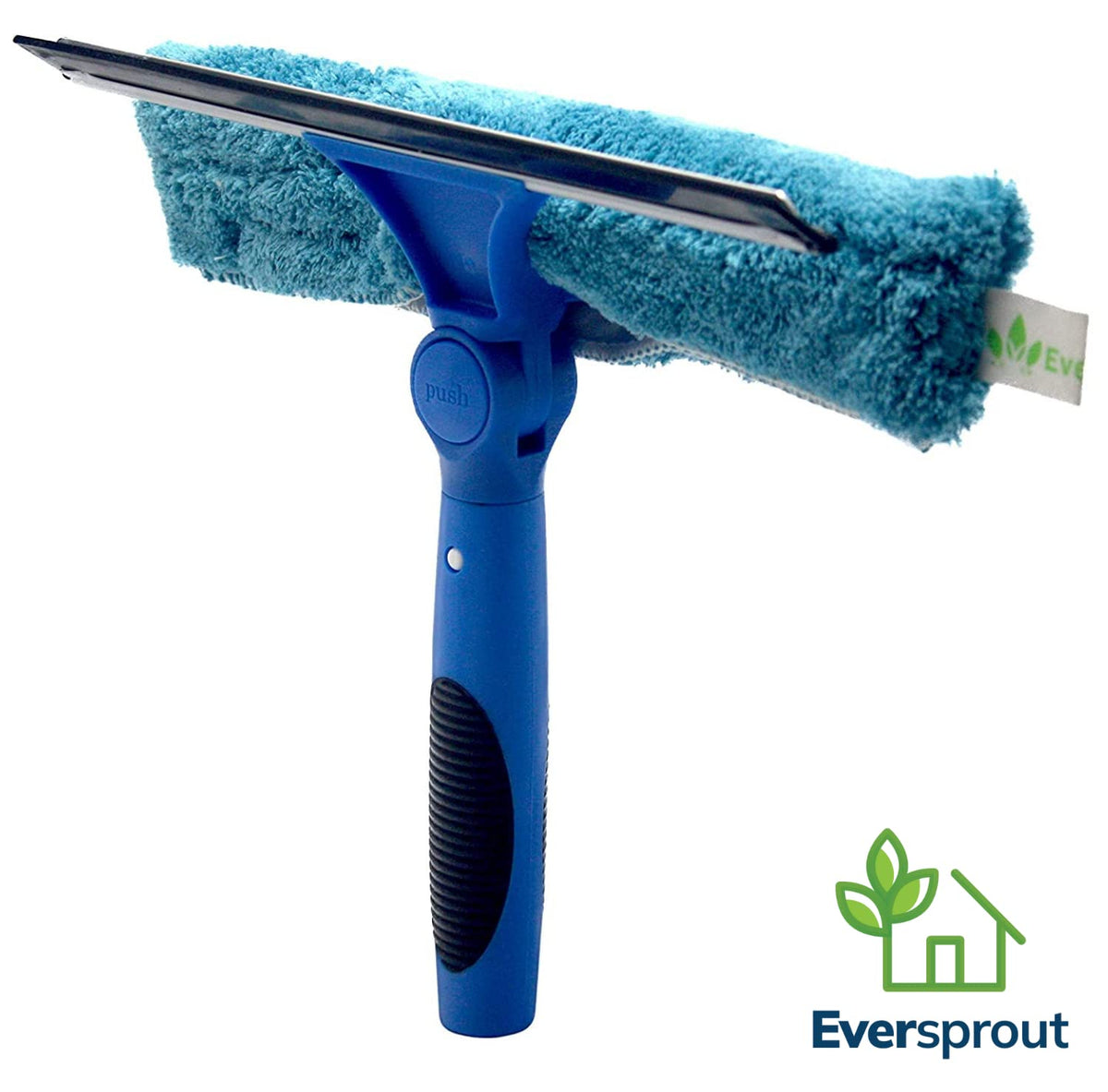 Swivel Squeegee & Microfiber Window Scrubber