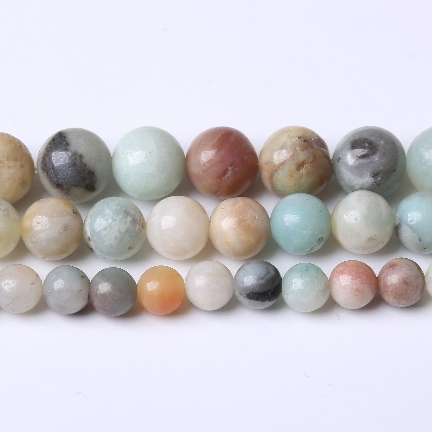 88PCS 4MM Amazonite Beads Stone Beads Natural Gemstone Bead Crystal Healing Energy Jewelry Making DIY 15 inches