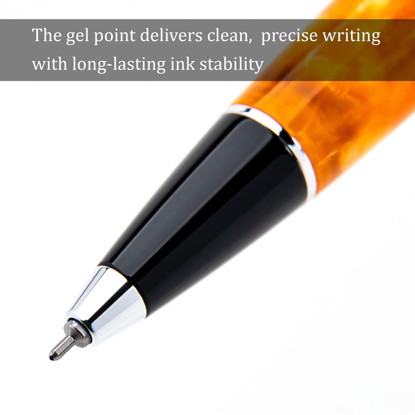 Conklin Duragraph Gel Pen Orange Nights | Luxury Gel Pen with Refillable Ink | Smooth Writing, Premium Quality, Elegant Design