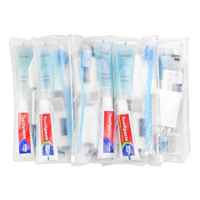 30 Travel Hygiene Kit Bulk Toiletry Kits Homeless Personal Hygiene Kit Bulk Homeless Care Package Travel Toiletry Kit Homeless Hygiene Kit Bulk Disposable Toiletry Kit(10-IN-1)