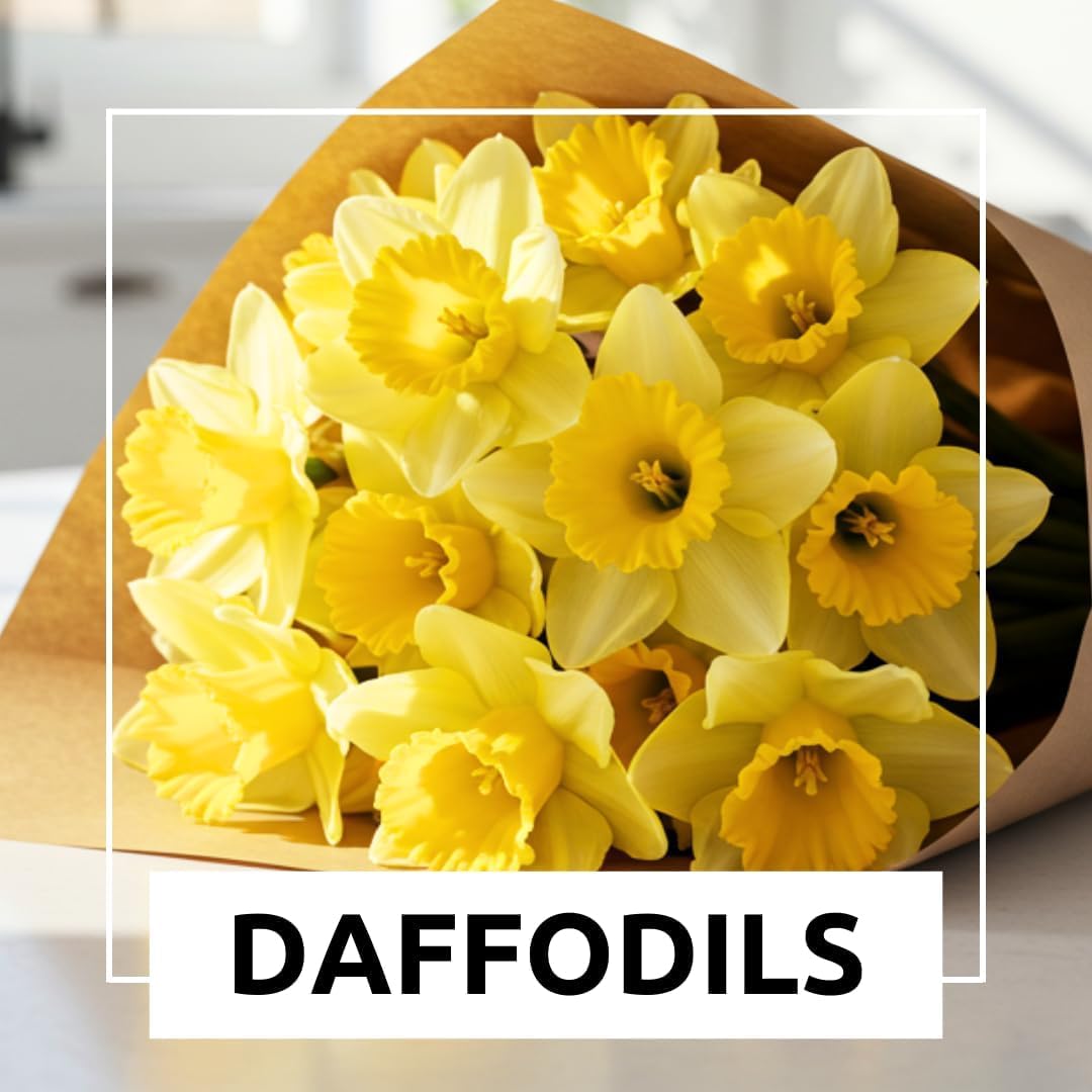 Cupids Embrace Double Daffodil Bulbs for Planting - Top Size Bulbs - Stunning Colors (10 Bulbs)