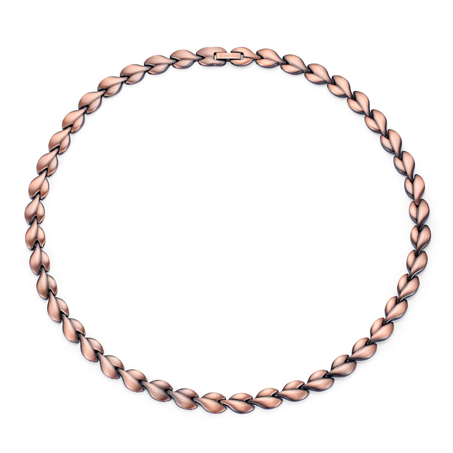 RainSo Heart Shape Pure Copper Magnetic Necklace for Women Adjustable Gift for Women
