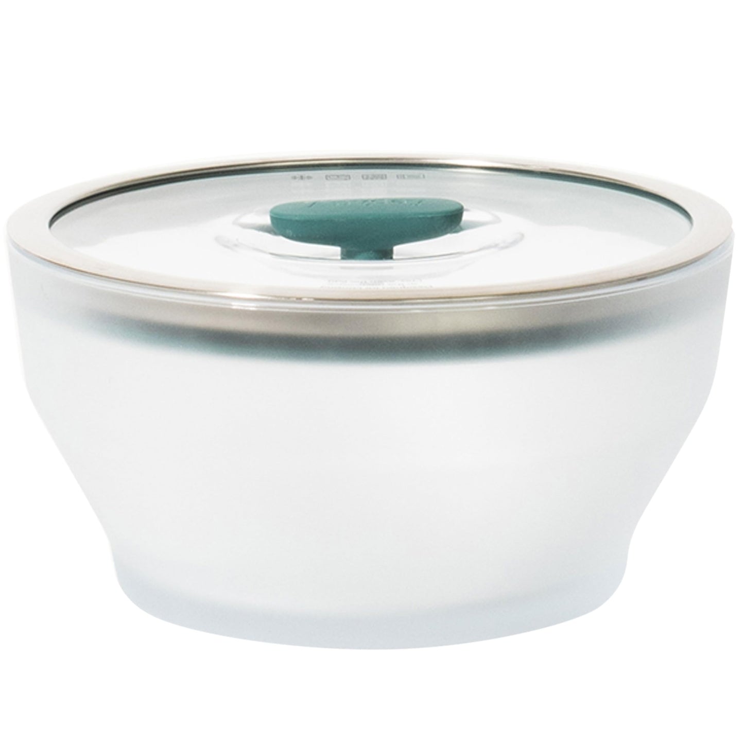 Anyday 8-Cup Microwave Cookware & Glass Container with Glass Lid, Plastic-Free Deep Food Storage | Stackable Airtight Steamer with Vented Lid for Microwave-Safe Reheating, Steaming Vegetables & Rice