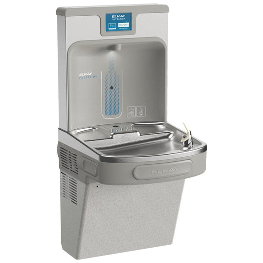 Elkay LZS8WSLK ezH2O Bottle Filling Station & Single ADA Cooler Filtered Refrigerated Light Gray