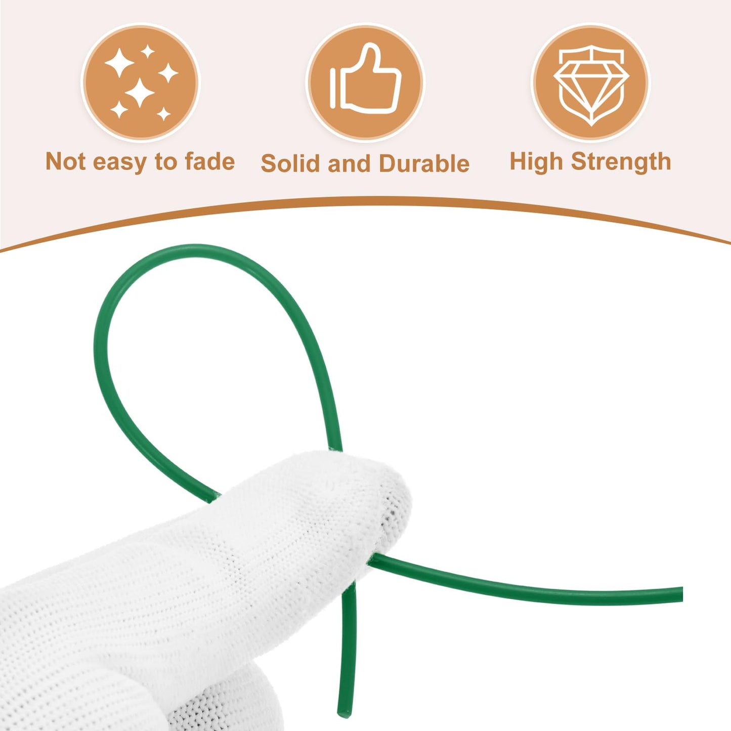 PATIKIL Wicker Repair Kit, 98 ft 2.4mm Round Synthetic Rattan Material Plastic Wicker Woven Rattan Set for DIY Craft and Weaving Basket Making, Verdant Green
