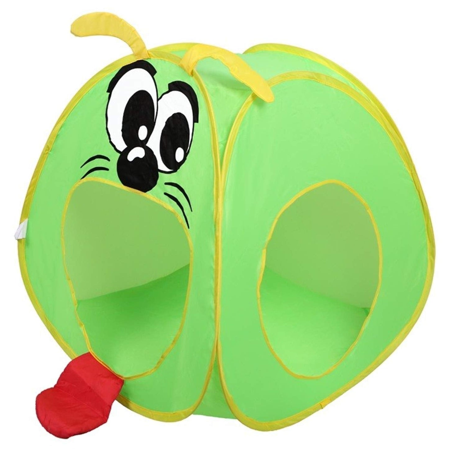 Big Mouth Caterpillar Tent 2pc Pop-up Children Play Tunnel Kids Discovery Station by POCO DIVO