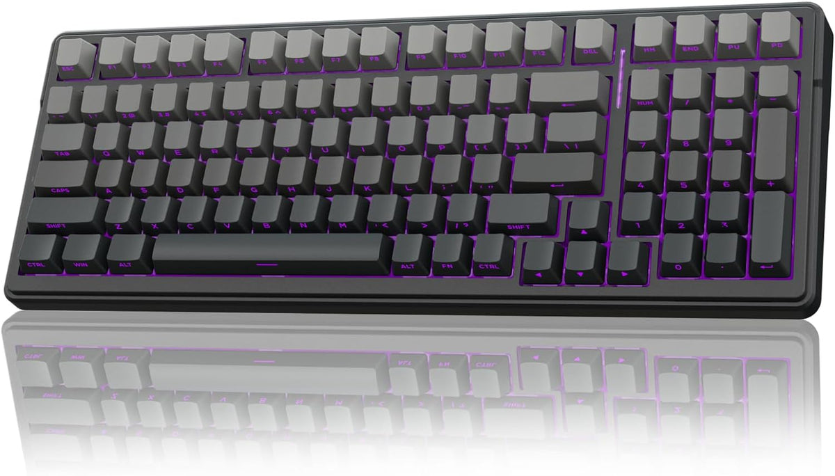 AULA F99 Pro Wireless Mechanical Keyboard,Hot Swappable Custom Keyboard,RGB Backlit,Pre-lubed Linear Switches,Side Printed PBT Keycaps,2.4GHz/USB-C/BT5.0 Mechanical Gaming Keyboards