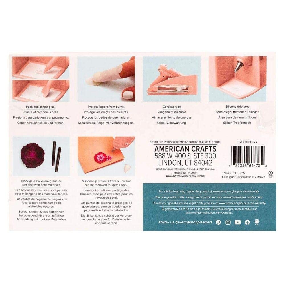 We R Memory Keepers Pink Glue Gun KIT MAKER'S