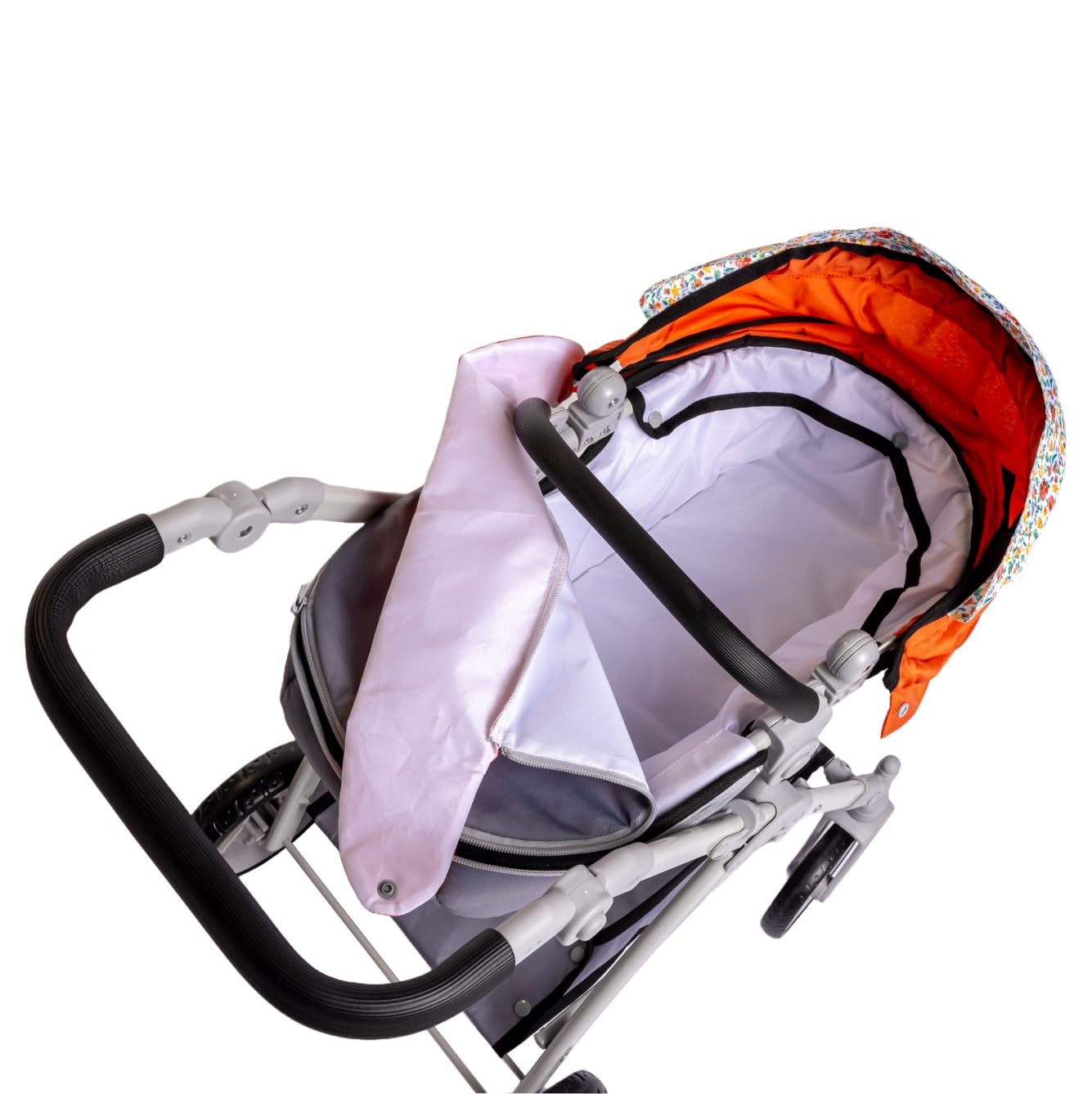 JC Toys - for Keeps Playtime | Deluxe Folding Sports Pram Stroller | Nature Theme Collection | for Dolls up to 20" | Ages 3+