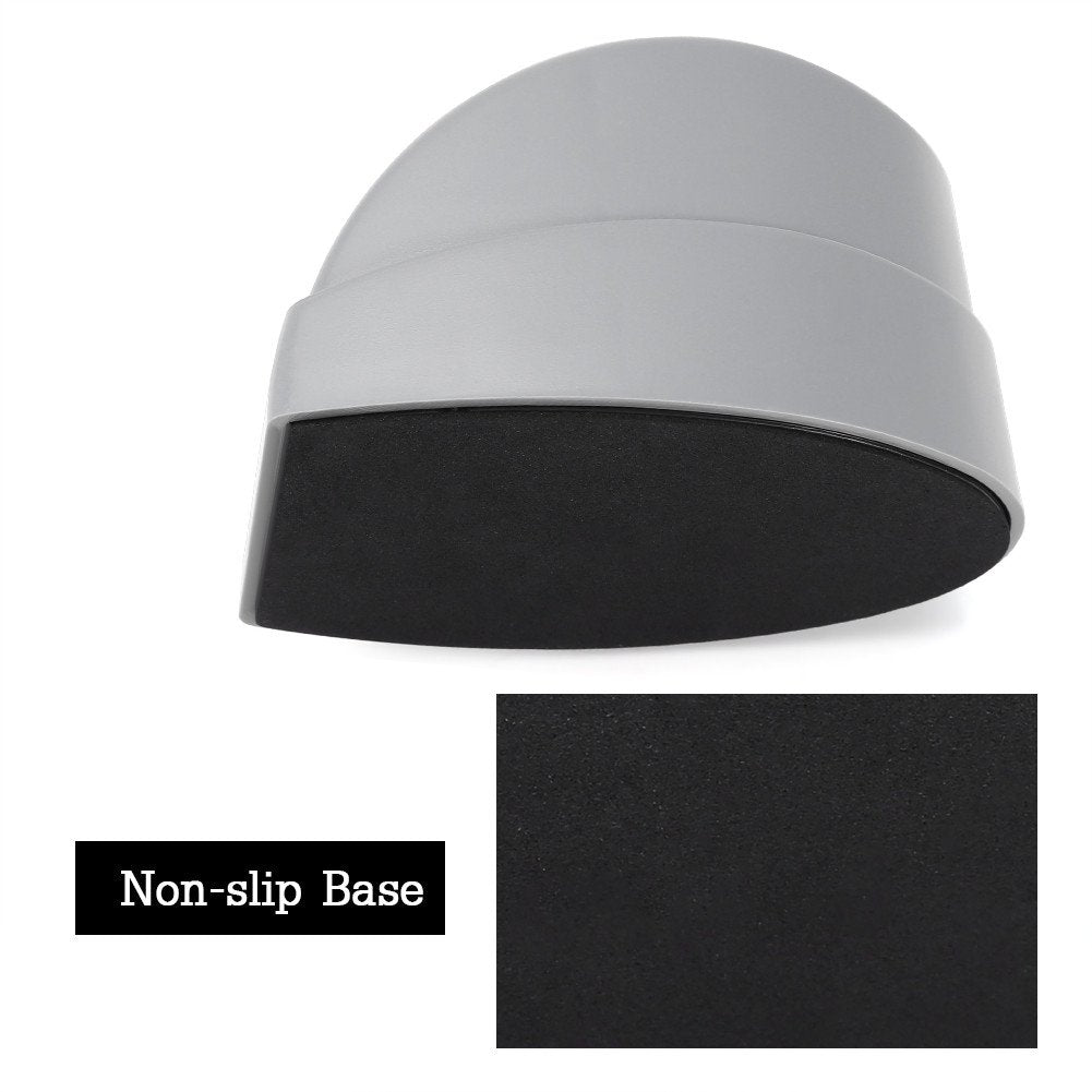 2 Colors French Dip Nail Container Smile Line Maker French Nail Art Manicure Tools(Gray)