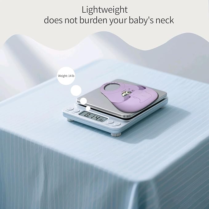 Silicone Baby Bibs – Adjustable, Soft, Waterproof & Durable, with Large Food-Catching Pocket, Feeding-Friendly