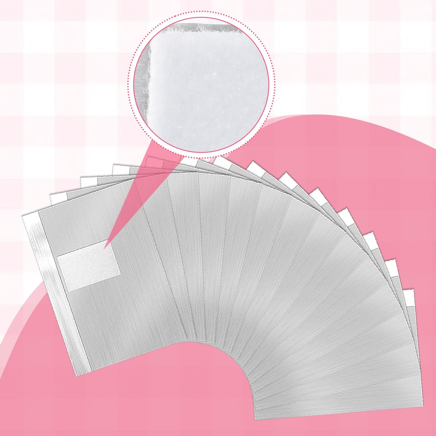 Ptwola 1000pcs Aluminium Foils Nails Polish Remover, Soak Off Wraps Finger Nail Gel Polish Removal Tool with 0.79x1.18inch Pre-attached Lint Free Cotton Pads