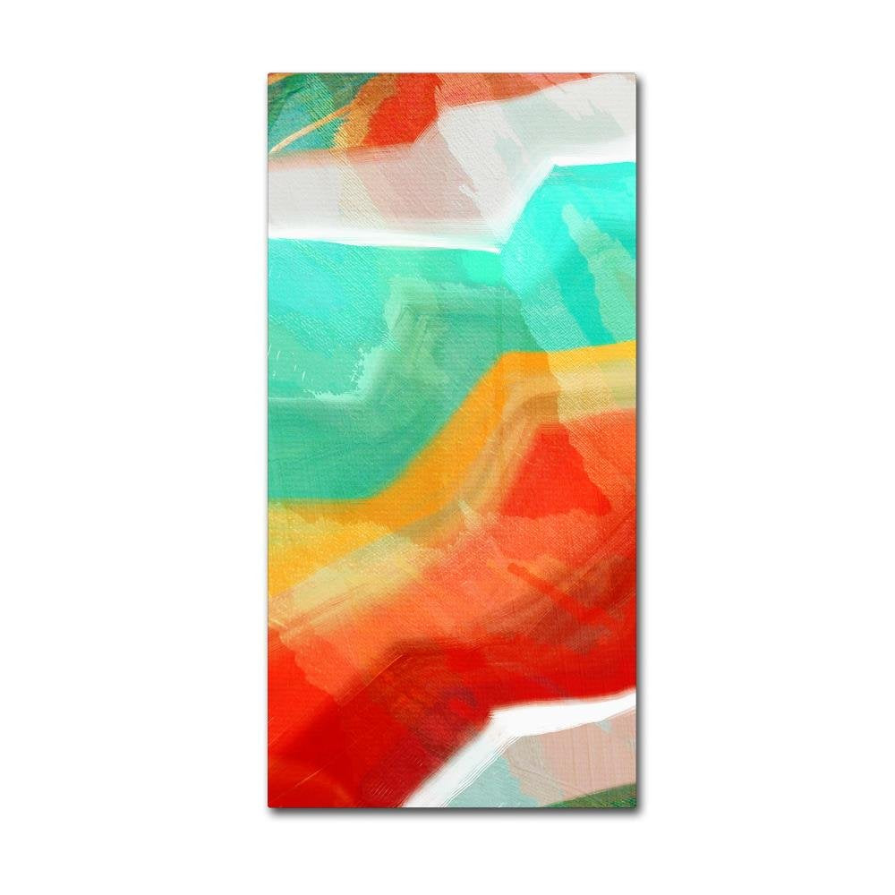 Trademark Fine Art ALI4329-C1224GG "Angle Impressions II" Décor, 12x24"