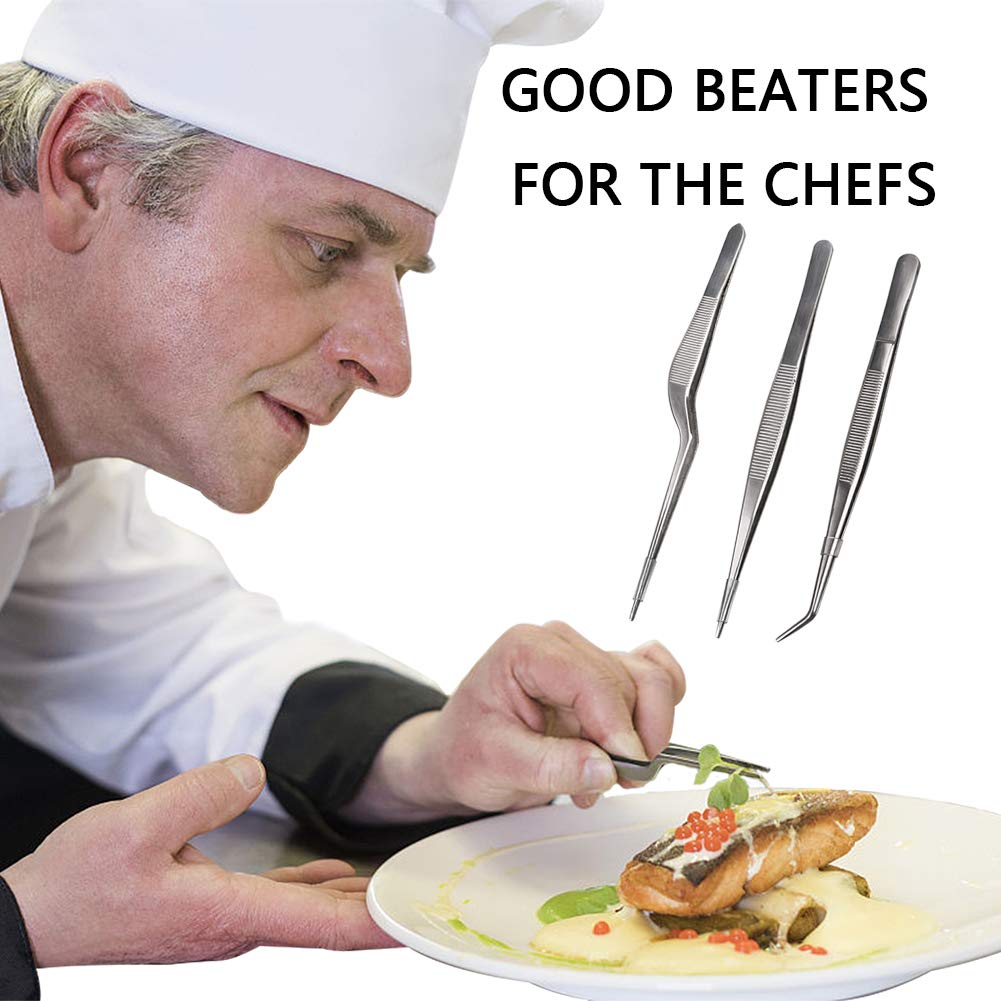 Tangoowal Culinary Specialty Tools,Professional Chef Plating Kit, 7 Piece, Stainless Steel