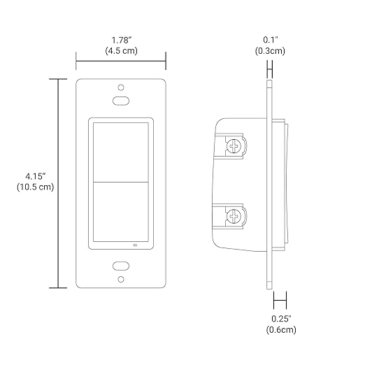 HALO Pure Smart Wi-Fi On/Off Switch for Traditional Non-Smart Lighting, Connected by WiZ Pro, Hardwired 120V - SWW-SWT-WH