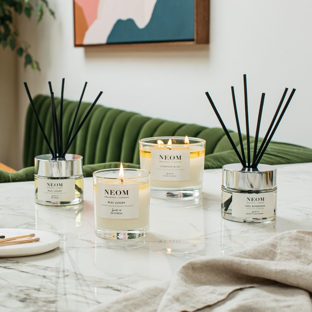 'NEOM- Perfect Night's Sleep Scented Candle, Travel Size | Lavender & Jasmine | Essential Oil Aromatherapy Candle | Scent to Sleep