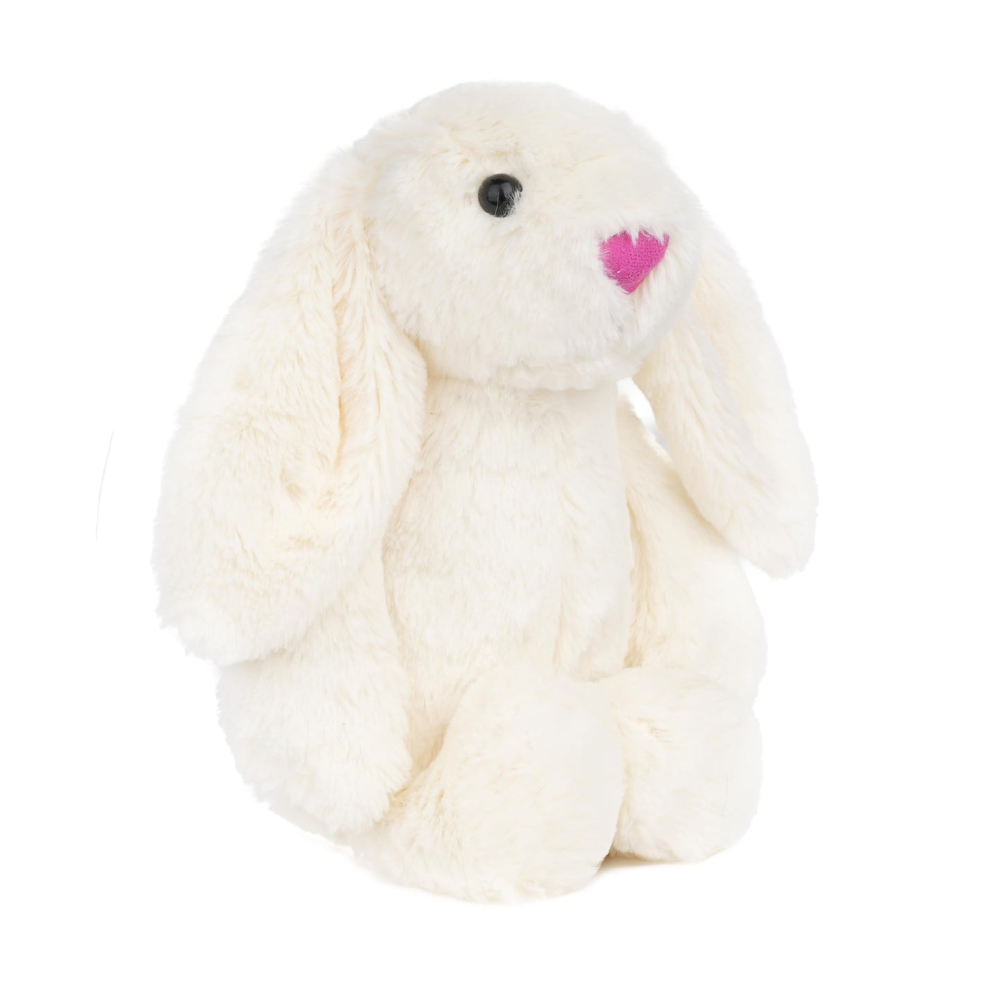 shiguangji Bunny Stuffed Animal Plush Toy 11.8 in, Soft Rabbit Plush for Babies and Toddlers, Cuddly Bunny Toy for Nursery Decor and Easter Gift (White)