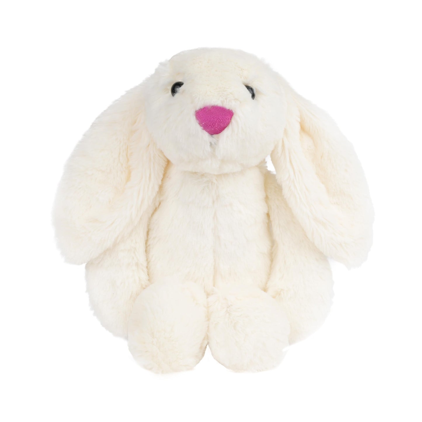 shiguangji Bunny Stuffed Animal Plush Toy 11.8 in, Soft Rabbit Plush for Babies and Toddlers, Cuddly Bunny Toy for Nursery Decor and Easter Gift (White)