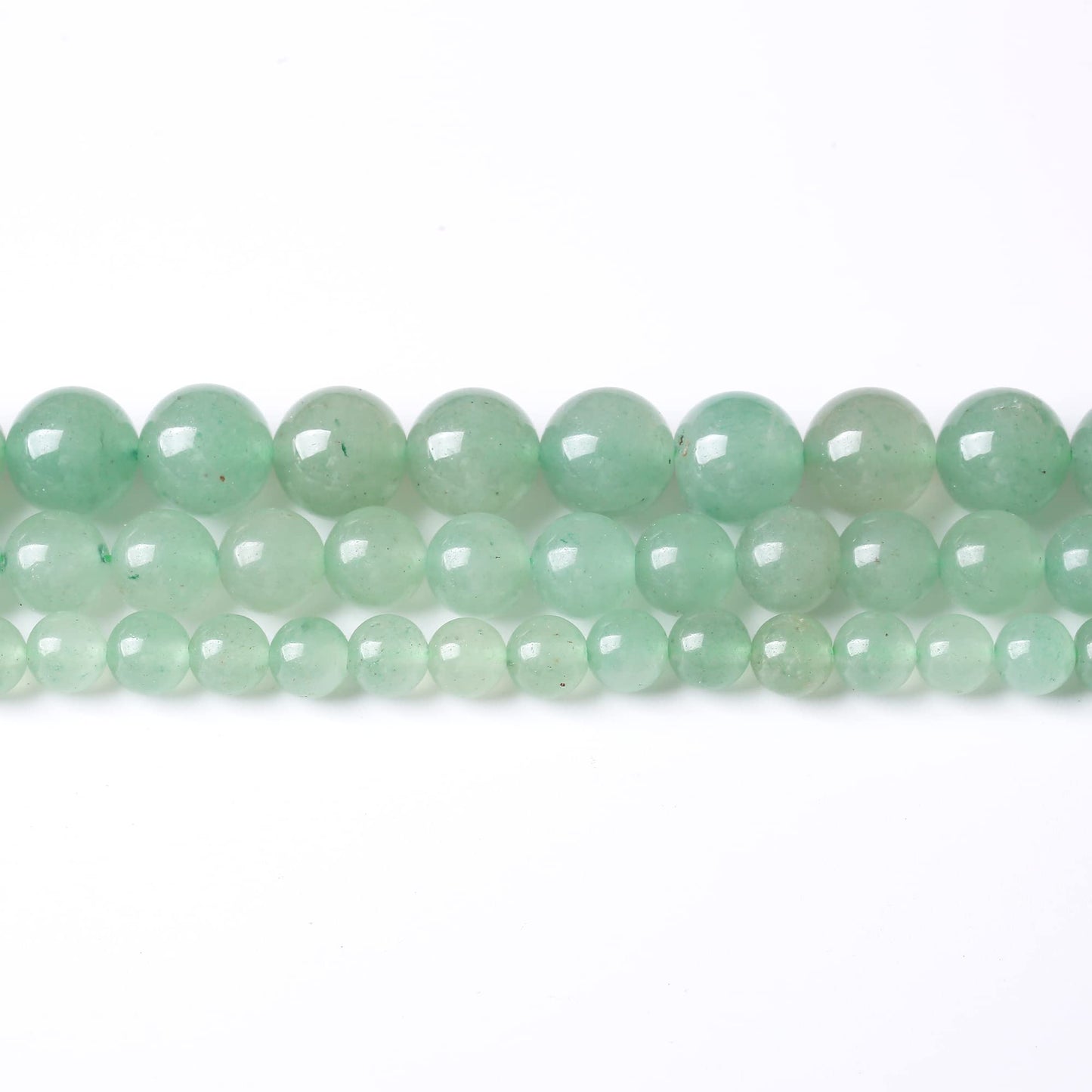 10MM Green Aventurine Round Loose Beads Natural Gem Beads Crystal Energy Stone Beads for Jewelry Making DIY Bracelet Necklace