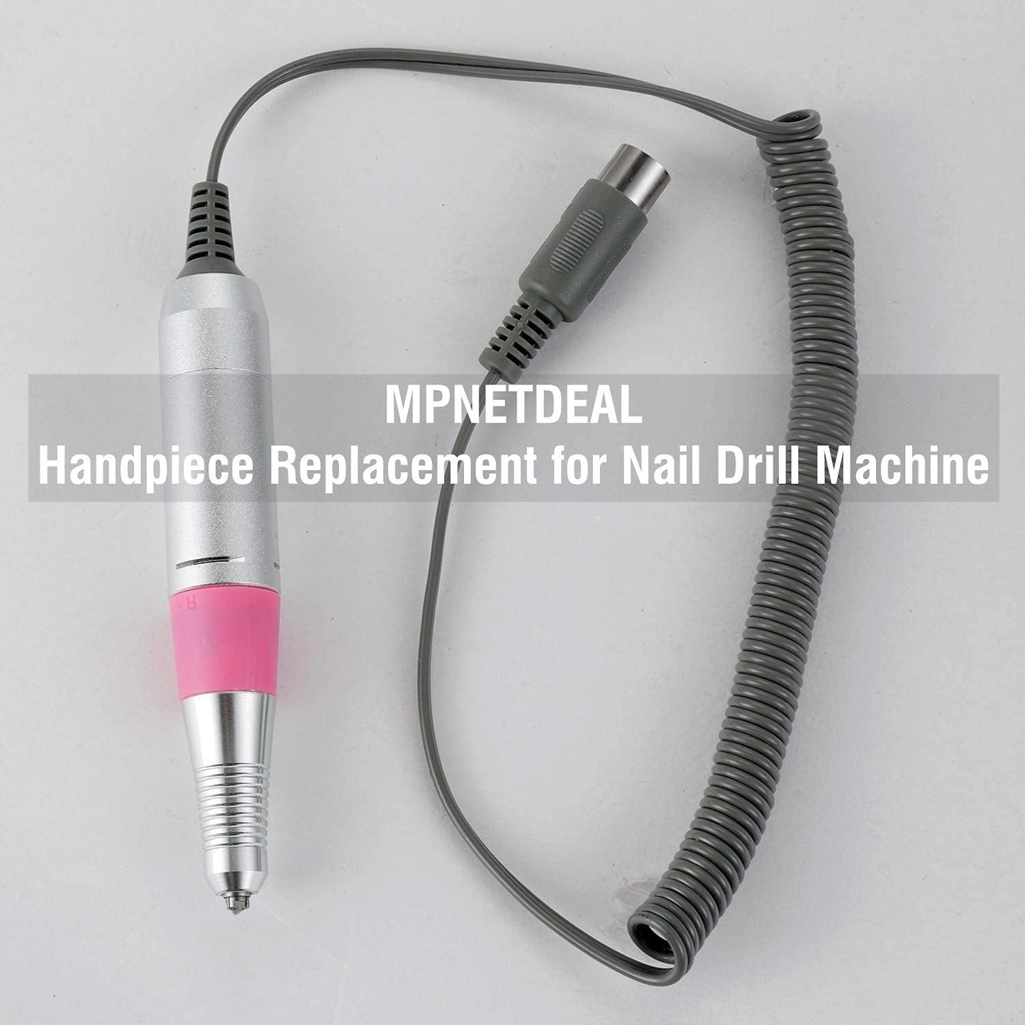 Handpiece Replacement Aluminum Alloy Handle Compatible for Acrylic Nails Electric Nail Drill Efile 30000RPM | Fit for 3/32 inch Shank