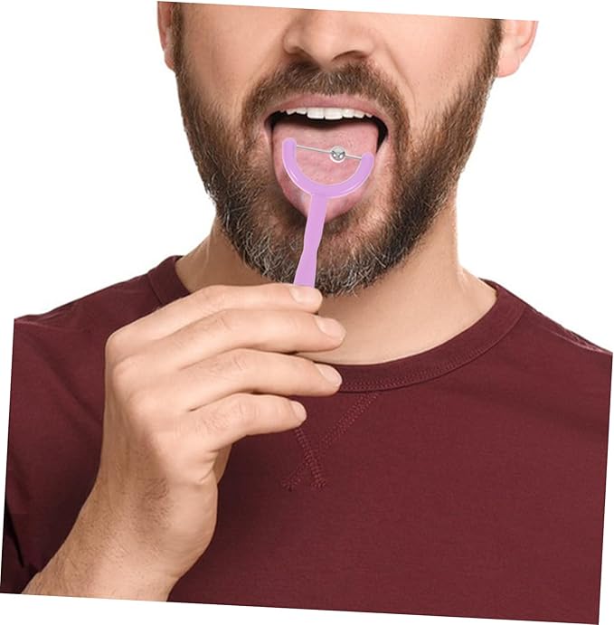 Tongue Muscle Trainer Tool for Boy Girl Portable Oral Exercise Device for Articulation Improvement Safe Design Enhances Tongue Agility and Precision