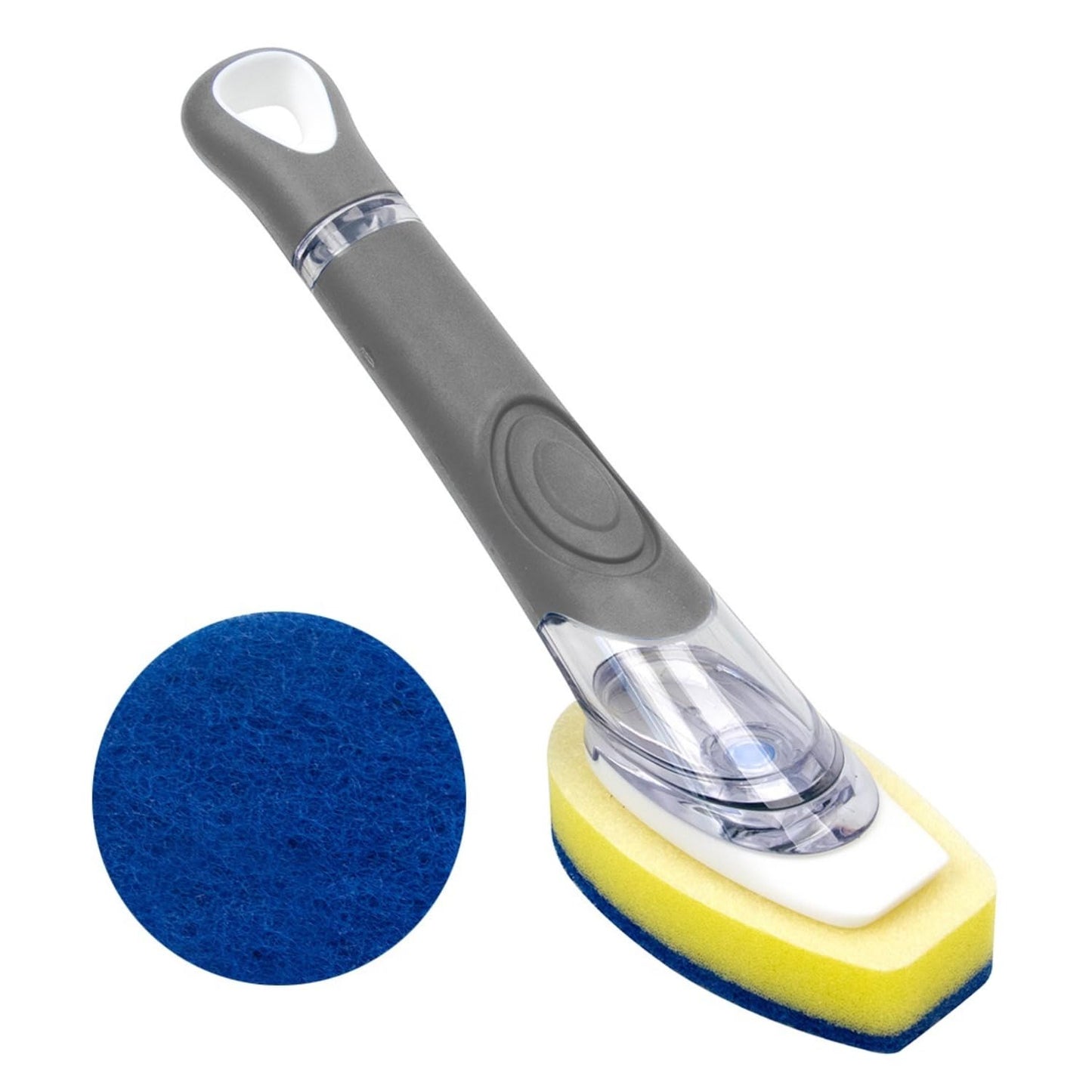 CELOX Non-Scratch Dishwashing Scrubber with Soap Dispenser, Dish Wand for Cleaning Kitchen